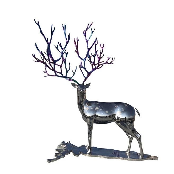 不锈钢雕塑鹿